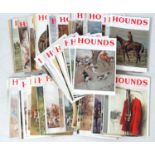 Hunting: A large collection of approximately 89 1990s and 00s ''Hounds '' magazines.