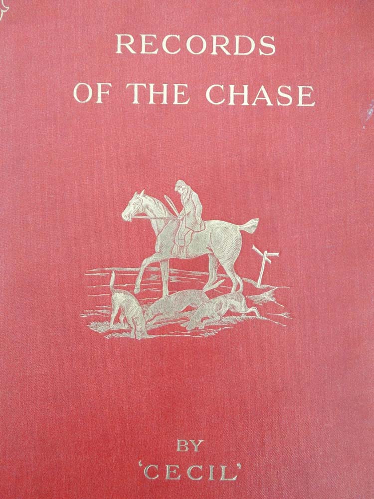 Books: '' Records of the Chase '' by 'Cecil', published by Philip Allan & Co , London, 1922, - Image 2 of 9