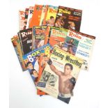 Boxing: '' Boxing and Wrestling '' magazine volume 4, number 9 , July 1956,