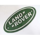 21stC Landrover sign