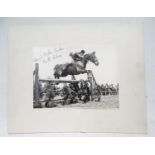 Photograph of a showjumper David Boston Barker on North Riding CONDITION: Please