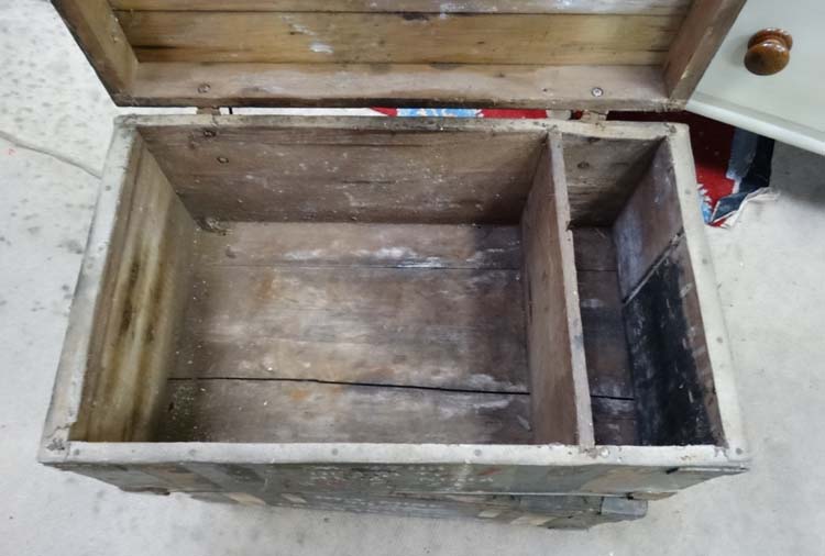 Pair WWII ammunition boxes CONDITION: Please Note - we do not make reference to - Image 2 of 3