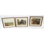 3 Sporting prints in the Manner of Alken CONDITION: Please Note - we do not make