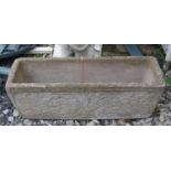 Reconstituted stone trough CONDITION: Please Note - we do not make reference to