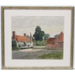 C.Rehn 1951, Watercolour, ' St. Lavrenze ' Waltham St.