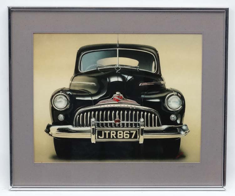 Automobilia : After Martin Sexton XX , Signed coloured print, Buick Eight, - Image 3 of 5