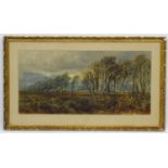 Bernard Walter Evans ( 1848-1922), Watercolour, Wind through Trees, Signed lower left.