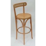 Bentwood stool CONDITION: Please Note - we do not make reference to the condition