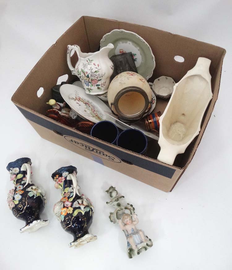 Box of assorted ceramics to include Royal Doulton etc CONDITION: Please Note - we