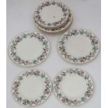 11 Royal Worcester plates in Florette pattern CONDITION: Please Note - we do not