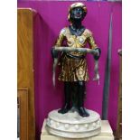 Blackamoor stick stand CONDITION: Please Note - we do not make reference to the