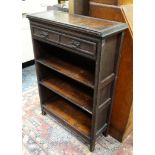 Small three tier bookcase CONDITION: Please Note - we do not make reference to the