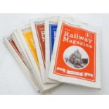 16 copies of Railway magazine for the years 1941 and 1942.