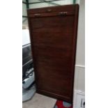 Tambour fronted cabinet CONDITION: Please Note - we do not make reference to the