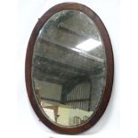 Oval mirror CONDITION: Please Note - we do not make reference to the condition of