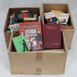 Three assorted boxes of books CONDITION: Please Note - we do not make reference to
