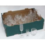 Assorted glass and crystal CONDITION: Please Note - we do not make reference to the
