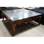 Marble top coffee table This lot is being sold for our nominated charity for the year The Medical