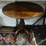 Circular pub table on tripod base CONDITION: Please Note - we do not make reference