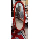 Cheval mirror CONDITION: Please Note - we do not make reference to the condition of