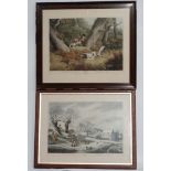 Hunting / Shooting : 2 French Ormes prints CONDITION: Please Note - we do not make