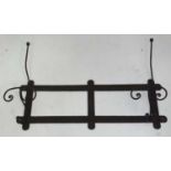 Cast Iron coat hooks CONDITION: Please Note - we do not make reference to the