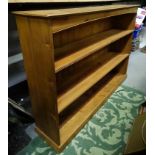 Pine two tier Bookcase This lot is being sold for our nominated charity for the year The Medical
