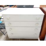 Habitat type white Chest of Drawers CONDITION: Please Note - we do not make