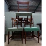 A Harlequin set of 5 Georgian dining chairs CONDITION: Please Note - we do not make