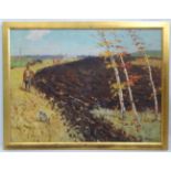 Indistinctly Signed, Russian / Soviet School Oil on canvas,