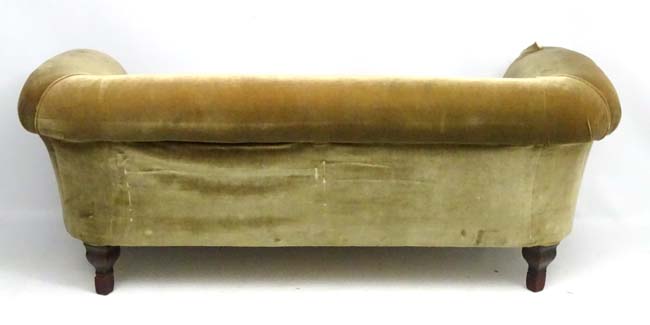 A late 19thC Chesterfield sofa, manner of Morris, - Image 2 of 8