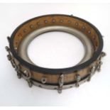 Musical Instruments : The flange , pot and rim sections of a mid-20thC Banjo , of steel ,