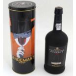 Port : A bottle of Sandeman's ' Founders Reserve Porto ' 2005 , 75cl , boxed .