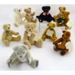 A quantity of 11 Dean's Rag Collectors Club Membership bears dating from 1996-2007,