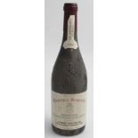 Wine : A bottle of Chateauneuf du Pape ' Chateau de Beaucastel ' ( Fermiere des Vignobles Pierre