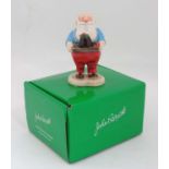 A John Beswick hand painted 'A Merry Christmas pudding' ceramic figurine formed as Father