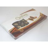 A box of Delicious Belgian Guylian chocolates Kindly donated by a customer of Dickins Auctioneers