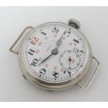 Zenith -24 hour dial metal cased 1st war watch CONDITION: Please Note - we do not