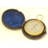 Cased Pocket barometer : ' L Casella Maker to the Admiralty and Ordance , London ,