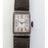 Dunhill - Hall Marked Silver cased Art Deco ladies wrist watch ,