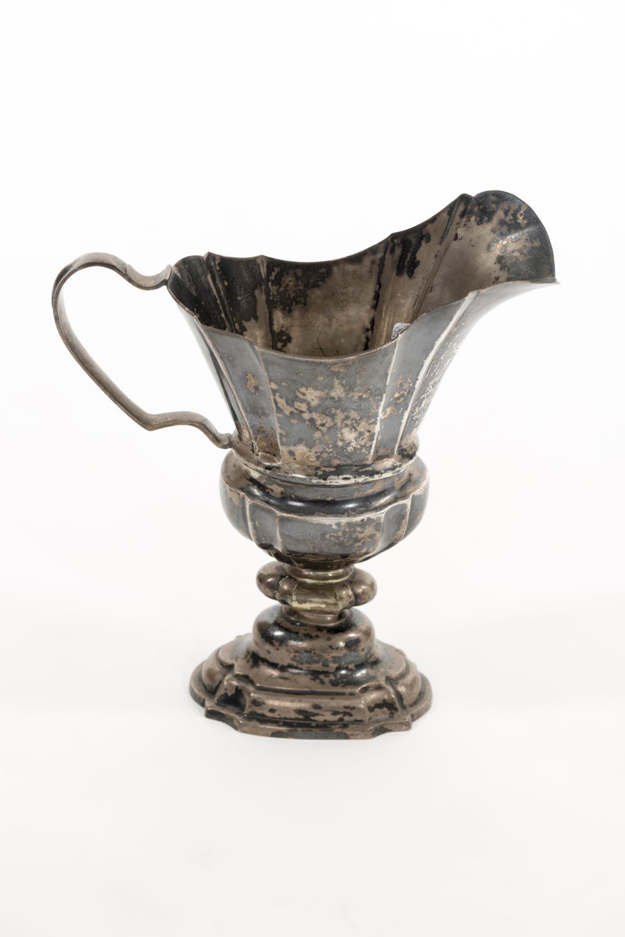 Verseuse en métal argenté par Muller de style baroque - Bild 2 aus 3