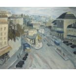 August Aegerter (1878-1971), "La gare de Lausanne".