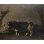Johann Michael Neder (Wien-1807-1882), "Ein Bulle und zwei Kühe".