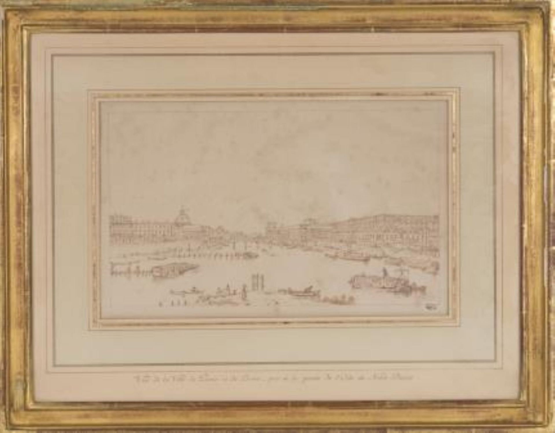 Victor-Jean Nicolle (1754–1826,FR),"Vue de la ville de Paris et du Louvre - pris à [...] - Bild 2 aus 5
