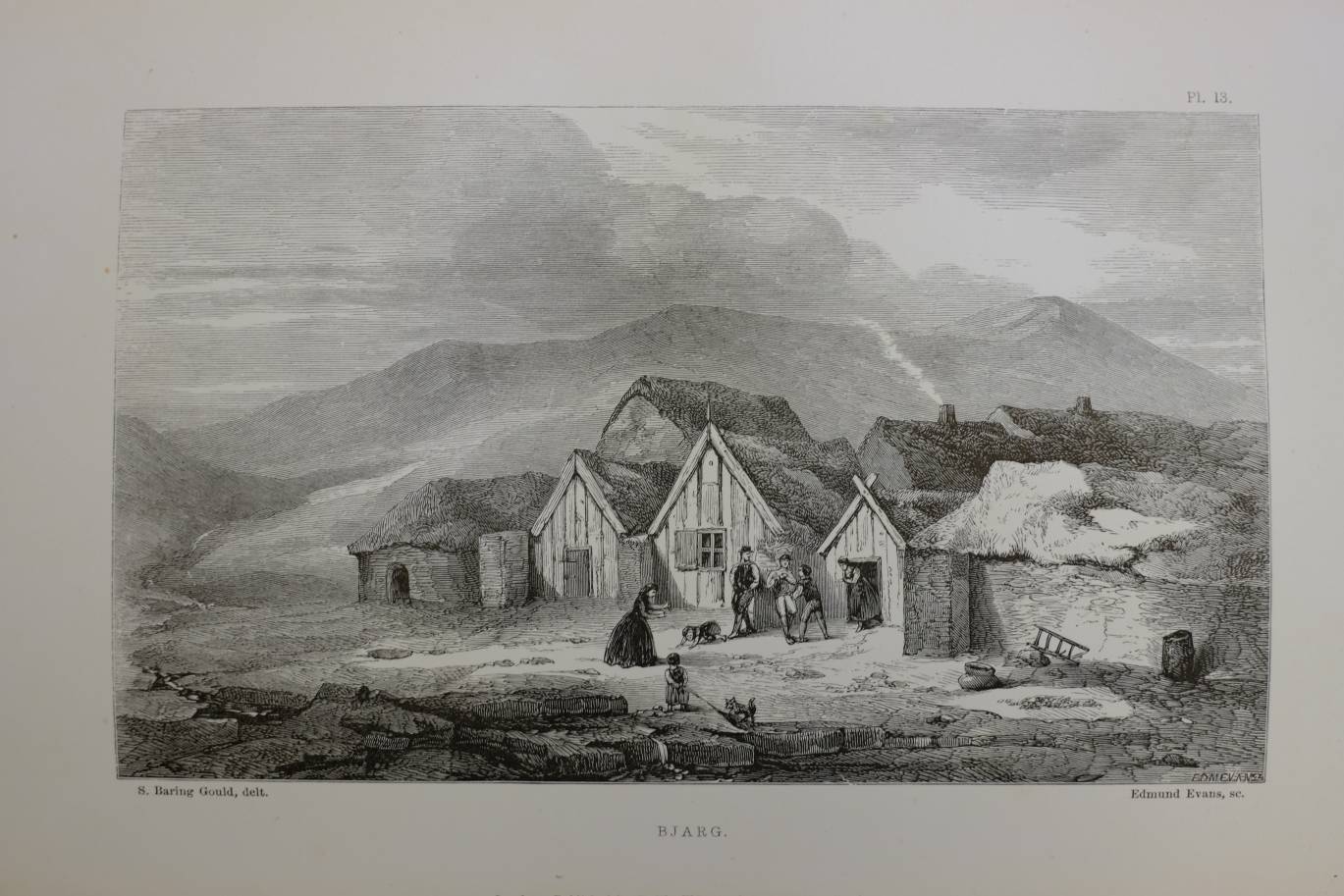Baring-Gould (Sabine). Iceland: Its Scenes and Sagas, 1st edition, 1863, folding lithograph map, - Image 6 of 6