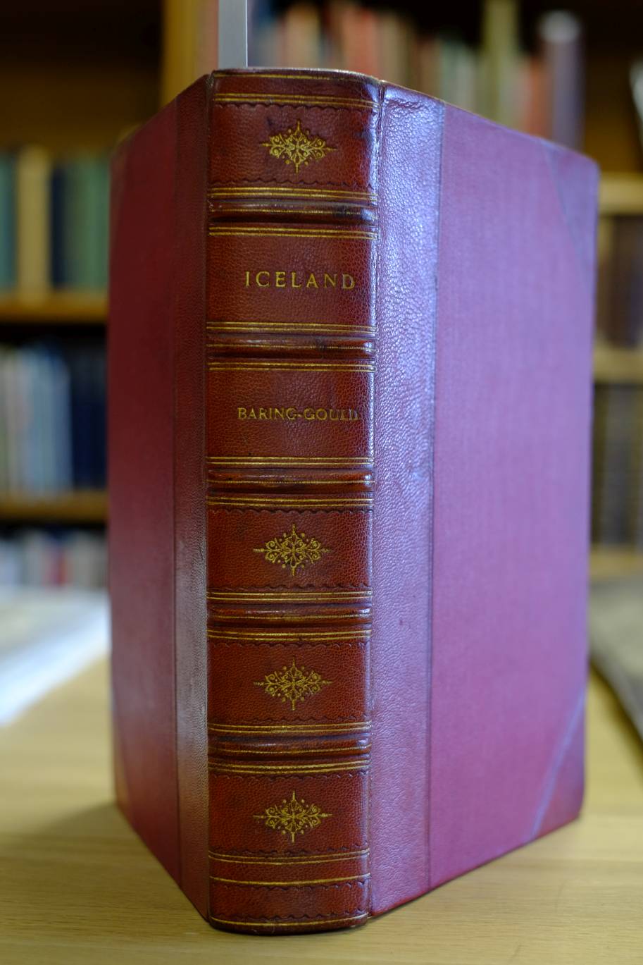 Baring-Gould (Sabine). Iceland: Its Scenes and Sagas, 1st edition, 1863, folding lithograph map,