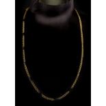 *Gold Chain. 18ct gold chain, the clasp stamped Uno a Erre, 750, 40 cm drop, 69.5 g (1)