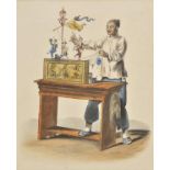 *China. A group of seven watercolours of Chinese tradespeople and entertainers, circa 1850-1875, 7