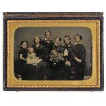 *Cased images. A group of 15 ambrotypes and other cased photographic portraits, circa 1850s and