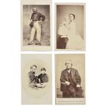 *Cartes de visite. A complete album of 50 window-mounted cartes de visite, circa 1860s/1870s,